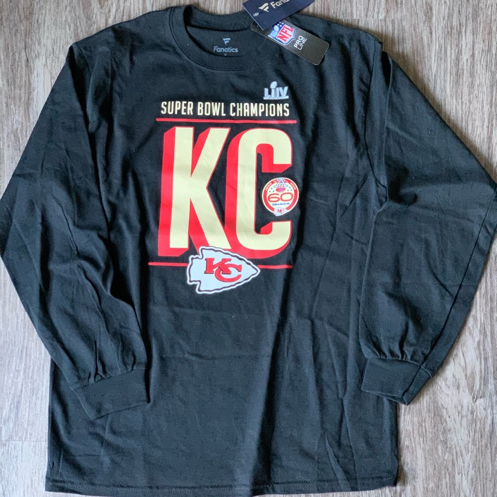 New w/ tag Kansas City Chiefs SB LIV long sleeve